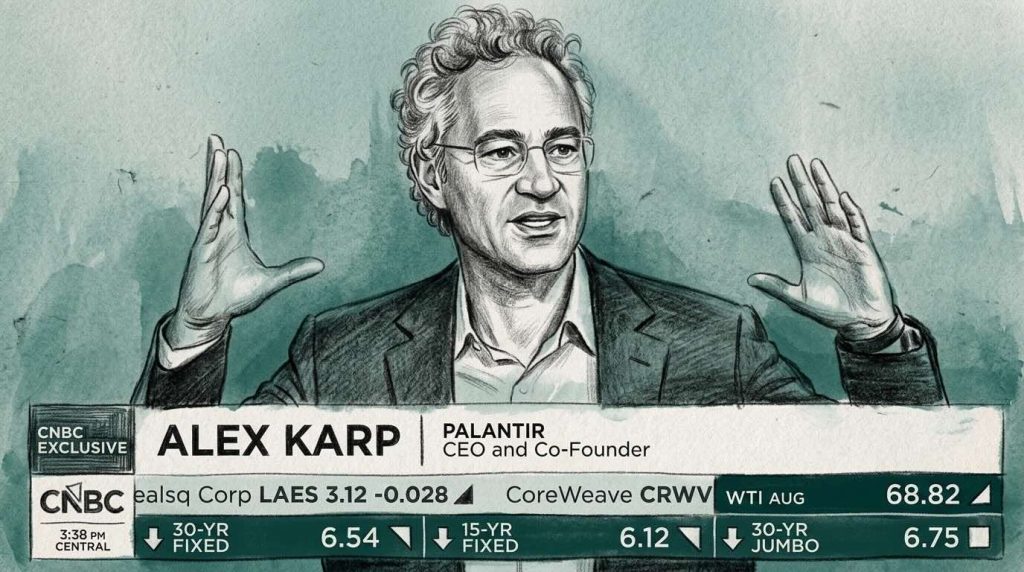 Palantir’s Alex Karp Just Called the AI Industry “Effing Insane” Here’s What He’s Really Selling You